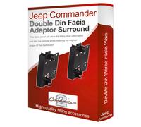 Jeep Commander Stereo Radio Plancia Cruscotto Adattatore Pannello Targa Bordo CD