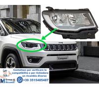 Jeep Compass Faro Gruppo Ottico Proiettore Anteriore Destro H11 HB3 K55112708AA