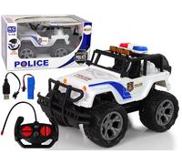 Jeep della Polizia R/C Divertente con Effetti