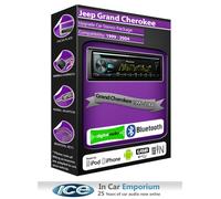 Jeep Grand Cherokee Radio DAB, Lettore Stereo CD USB Pioneer, Bluetooth Vivavoce