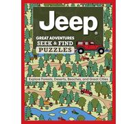 Jeep Great Adventures Seek & Find Puzzles: Explore Forests, Deserts, Beaches, and Great Cities