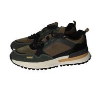 Jeep Ground Sneakers da uomo, Marrone Nero Verde, 42 EU