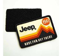 Jeep Have Fun Out There Logo Hook and Loop Patch - Perfetto per cappello tattico