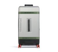 Jeep Jh001A Valigia trolley (4 ruote) argento, policarbonato, 41 x 80 x 38cm