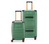 Jeep Jh002b Hardside bagagli espandibile con ruote girevoli, verde olmo, set da 2 pezzi 19/29 pollici, Jh002b Hardside bagagli espandibile con ruote girevoli, Olmo Verde, 2 Piece Set 19/29 Inch,