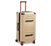 JEEP - JH002B - Valigia rigida 80 cm x 41 cm x 37 cm - 121 L - Sabbia calda