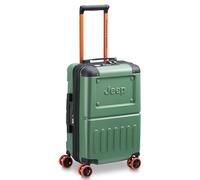 JEEP - JH002B - Valigia rigida da cabina 55 cm x 35 cm x 23 cm - 35 L - Verde olmo