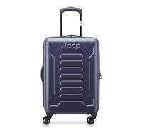 Jeep Jh004c Hardside bagagli espandibile con ruote girevoli, Peacoat Navy, Checked-Medium 24 Inch, Jh004c Hardside bagagli espandibile con ruote Spinner