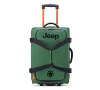 Jeep Js005A 55 Borsone trolley verde, fibra sintetica, 35 x 55 x 25cm