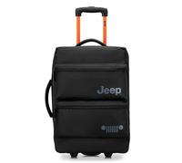 DELSEY PARIS Jeep JS006B - Borsa da viaggio morbida, 55 cm x 37 cm x 25 cm, 37 litri, S, Nero , S