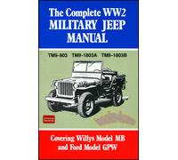 Jeep Manuale Servizio Riparazione Militare Negozio Willys WW2 Libro Ford Gpw MB