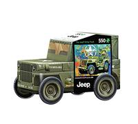 Puzzle in scatola di latta Jeep militare