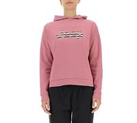 JEEP O102609-P490 J Felpa Cropped con Cappuccio Stampa Striped J22W Donna Dusty Rose XL