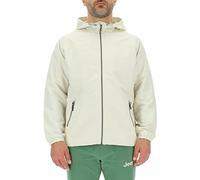 JEEP O102712-M504 J MAN LIGHT HOODED WIND JACKET Outline Back Print J23S Uomo Almond/Rifle Green XXL