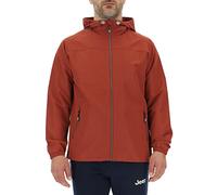 JEEP O102712-R760 J MAN LIGHT HOODED WIND JACKET Outline Back Print J23S Uomo Red Ochre/Almond XL