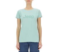 JEEP O102757-E958 J T-Shirt Stampa Grande J23S Donna Pale Jade/Granite Gr M