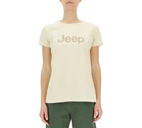 JEEP O102757-M509 J T-Shirt Stampa Grande J23S Donna Almond/Gobi Sand S