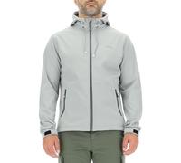 JEEP O102882-G229 J GIACCA SOFTSHELL UOMO CON CAPPUCCIO Tasche zippate - Piccola Stampa J23W Uomo Medium Grey XXL
