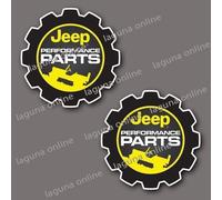 jeep performance parts Logo Adesivo lucido resistente alle intemperie 4