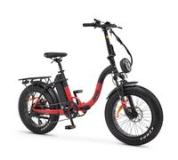 Jeep Bici Elettrica Bicicletta Pieghevole pedalata assistita e-bike 25 km/h Cambio Shimano Ruote 20 Pollici colore Nero e Rosso - JE-BI-220001 Phoenix