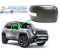 Jeep Renegade Calotta Destra Involucro Retrovisore Specchietto Nera Verniciabile