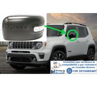 Jeep Renegade Calotta Sinistra Retrovisore Specchietto Nera Verniciabile