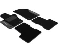 Jeep Renegade dal 2015-2018 Fix DX 18,5cm Tappetini moquette 2 ricami, grigio