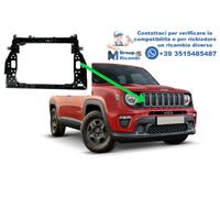 Jeep Renegade Rivestimento Frontale Ossatura Dietro Paraurti Anteriore 51961630
