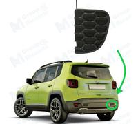 Jeep Renegade Tappo Copri Gancio Traino Paraurti Posteriore Nero Plastica
