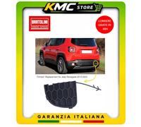 Jeep Renegade Tappo Copri Gancio Traino Paraurti Posteriore Nero Plastica