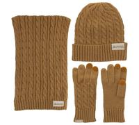 Jeep Set di accessori invernali unisex, marrone, Taglia unica