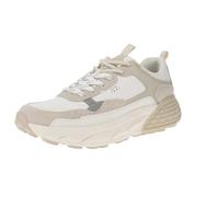 Jeep Sneakers Bianca in Ecopelle e Camoscio da Uomo - 44