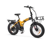 JEEP SONORAN - e-bike Bici Elettrica Pieghevole Velocita max 25 Km-h Ruote 20 Pollici colore Nero E Oro