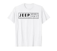 Jeep Spirit 1941 Estd For Adventurous Souls Dark Logo Maglietta