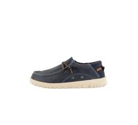 Jeep Uomo - Samoa Wallabee Knit Shoe, Blu, 42 EU