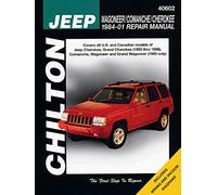 Jeep Wagoneer Comanche Cherokee 1984-2001 Chilton Manuale Officina Servizio...