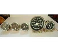 Jeep Willys Tachimetro Per 1946-66 CJ-2A, 3A, 3B, M38, M38A1 Calibri Kit Nero