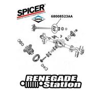 Jeep Wrangler JK Supporto Anello Paraolio Connettore Asse Dana 44 Spicer 07-18