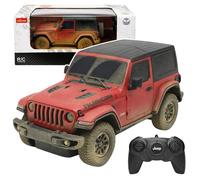 JEEP Wrangler Rubicon-Muddy Auto radiocomandata RC rossa Rastar 1:24