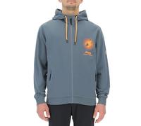 Jeep XP Man Hooded Full Zip Sweatshirt W/Zipped Pockets Compass Small Print Jx24a Felpa Uomo (Pacco da 1)