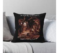 Jeepers Creepers - Federa quadrata in poliestere e lino, con motivo "What's Eating You"