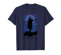 Jeepers Creepers Halloween Vintage Not My Scarecrow Halo Maglietta