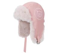 Jeesblsy Berretto Invernale da Aviatore, Unisex Caldo Berretto Russo con Paraorecchie, in Poliuretano, Antivento per Snowboard, Pattinaggio, Ciclismo, attività All'aperto, Rosa