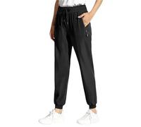 Jeesrt Comfy Pants Women, Comfy Fit Pants for Women Over 50 (Black Jogger,XXS)