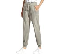 Jeesrt Comfy Pants Women, Comfy Fit Pants for Women Over 50 (Khaki Jogger,3XL)