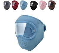 Jeesrt Winter Warm Fleece Windproof High-Definition Goggles (Blue)