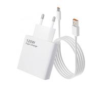 Jeestam Caricatore USB C 120W, Turbo Hyper Charge Caricabatterie con cavo USB C da 6A, 1m, compatibile con Xiaomi 15 14T 13T 13 Ultra 12T 11T Pro, Redmi Note K70, K60, K50, 12,11, Black Shark 3,4,5