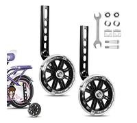 JEEZAO Ruote di Allenamento Bicicletta per Bambini, Universali Ruote Regolabili Ausiliarie per Bici, Stabilizzatori Rotelle per Tutte Le Bici da 12-20 Pollici