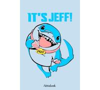 Jef the Land Shark Notebook: Matte Finish Cover, Diary, 6x9 120 Pages, Planner, Lined College Ruled Paper, Journal