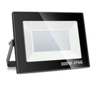 Jefedana Faretto led 300W 3000K Bianco Caldo Fari LED Esterno 30000LM Faretto led da Esterno IP66 Impermeabile Super Luminosa Faro led Luce di Sicurezza Lampada